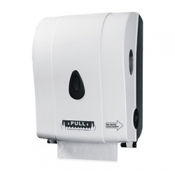 Auto Cut Roll Towel Dispenser&nbsp;(White)
