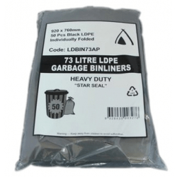 73 LITRE LDPE GARBAGE&nbsp;BINLINERS